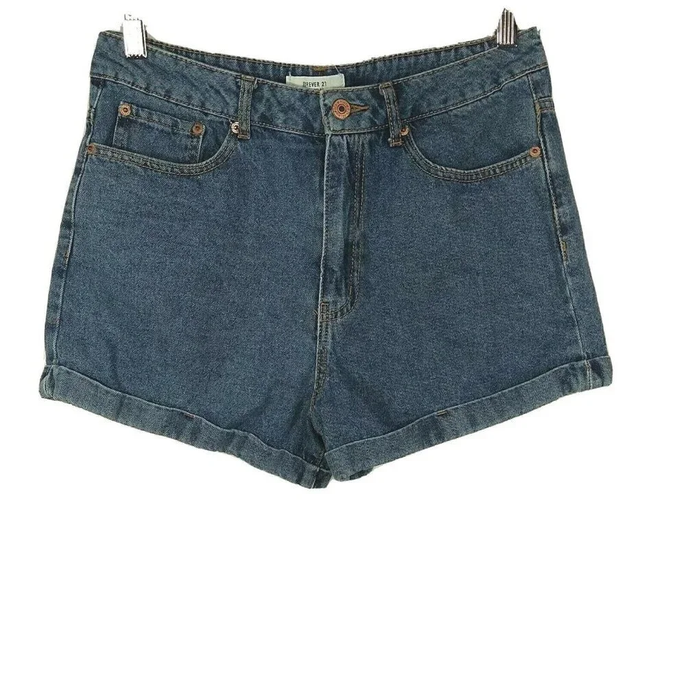 Forever 21 Denim Jean Shorts Women Juniors Size 28